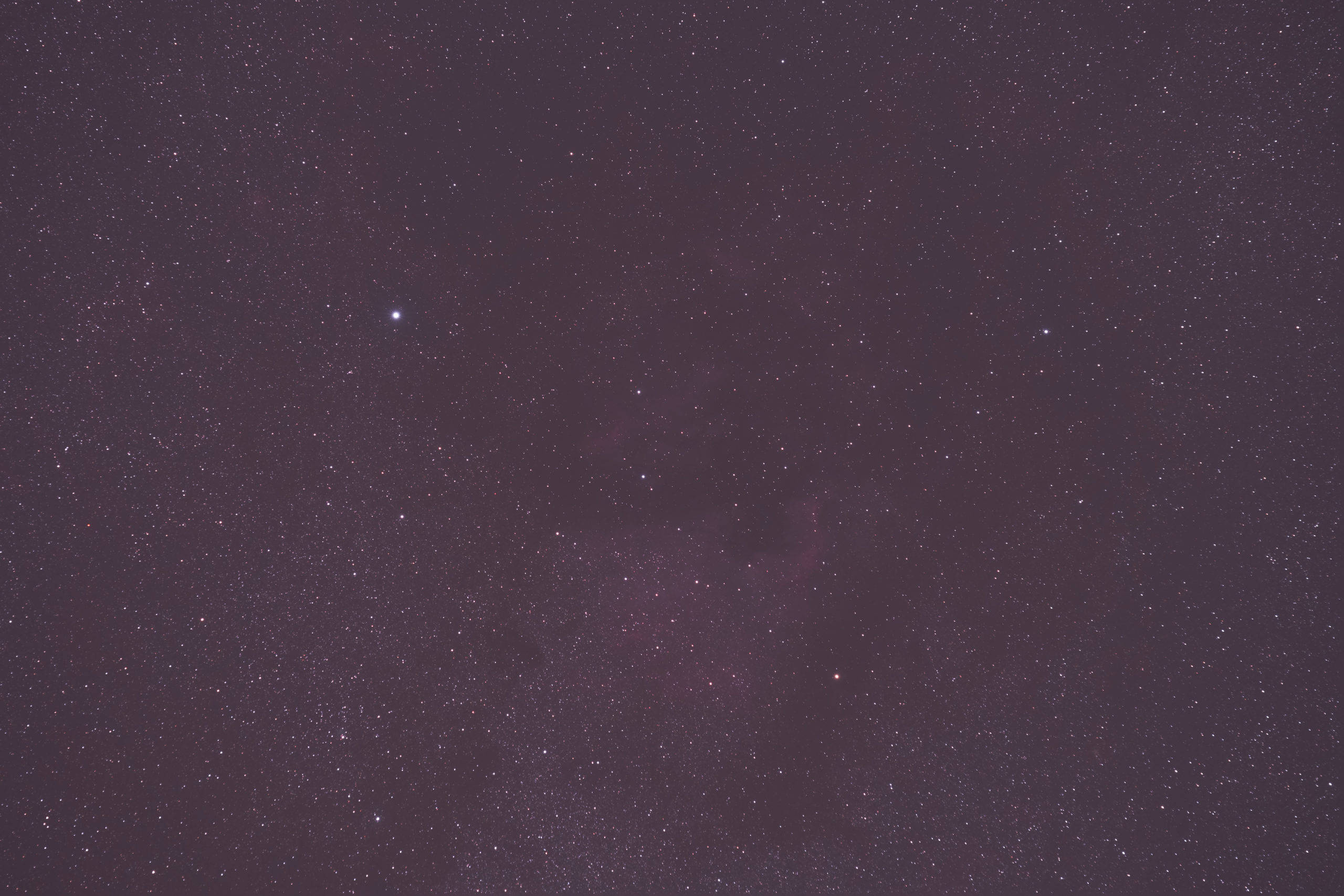 Unprocessed North America Nebula