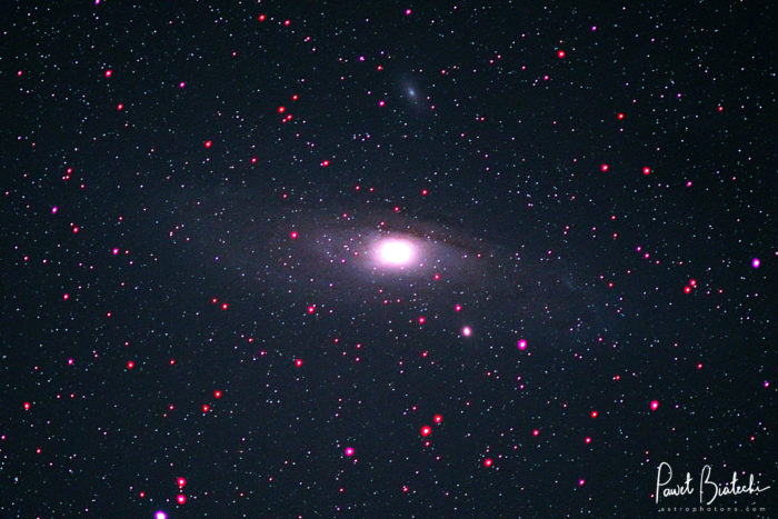Andromeda galaxy with SMC/Super Takumar 200mm F/4