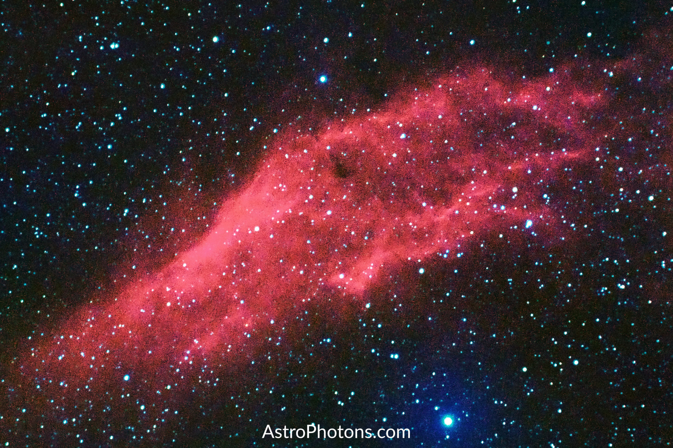 California Nebula, Winter astrophotography target