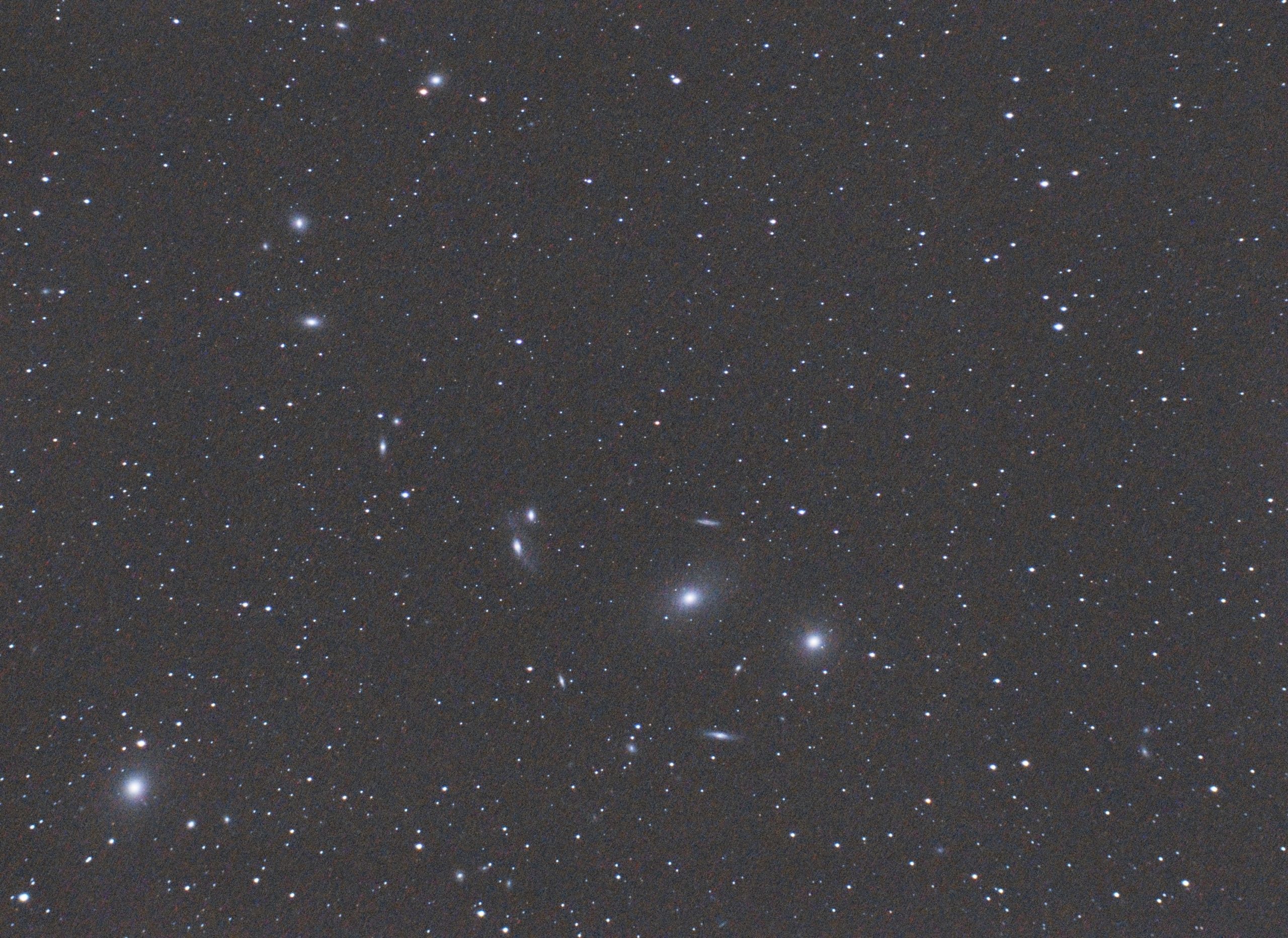 Markarian's Chain, an easy Spring astrophotography target.