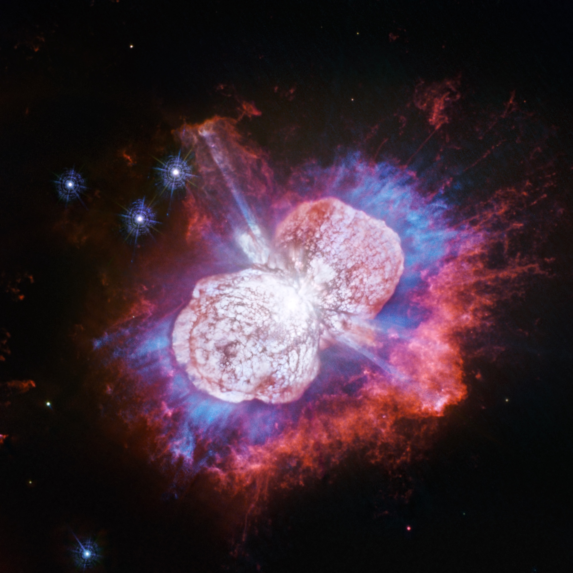 Eta Carinae picture by the Hubble Space Telescope