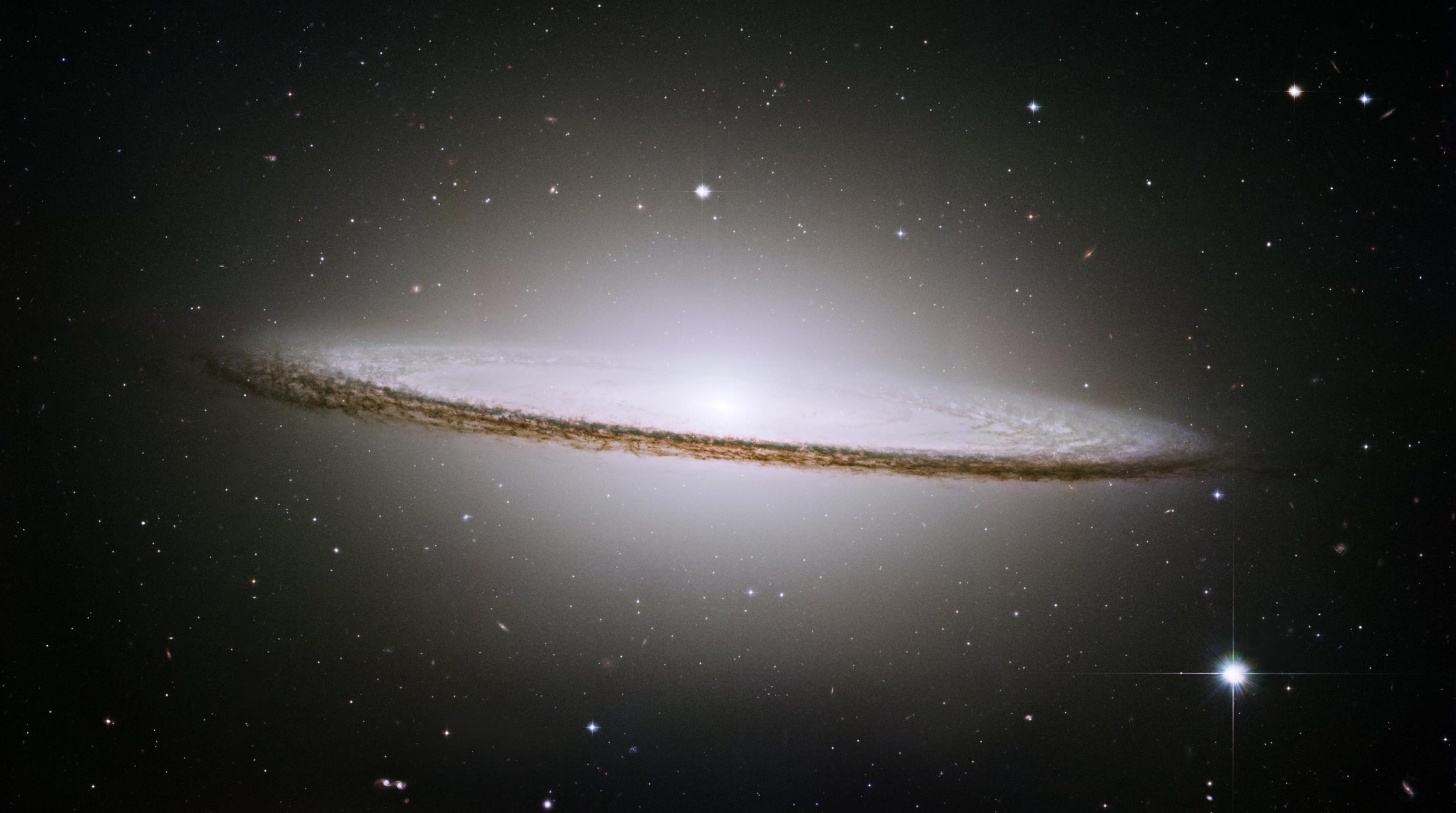 Sombrero Galaxy by the Hubble