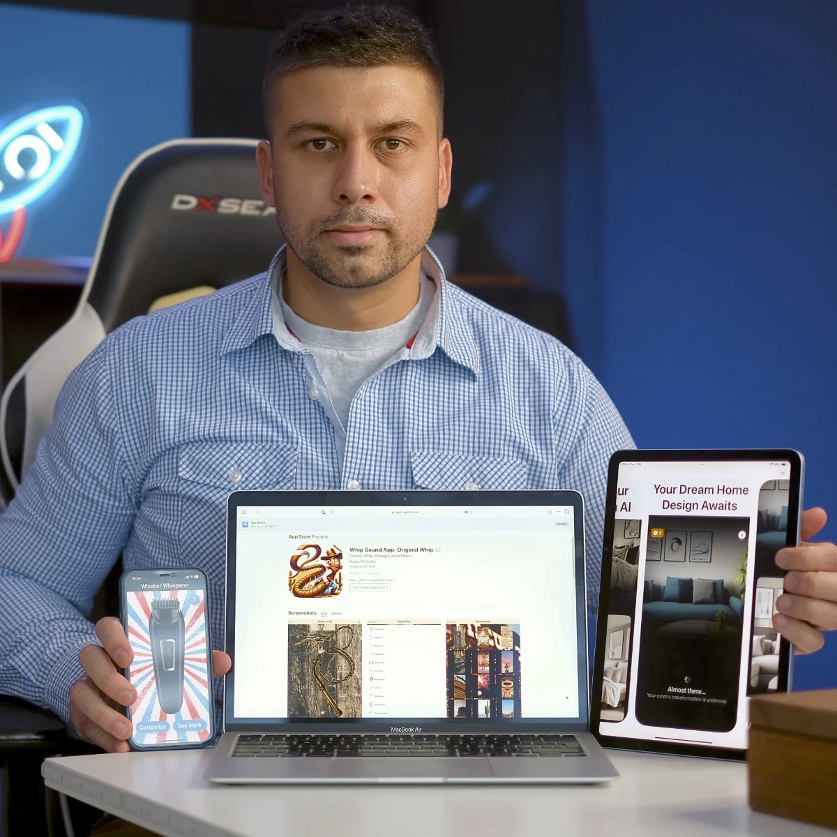 Want to know more about me? I build all my apps solo — from fun sound simulators to AI-powered home design tools. Here’s a look at what I’ve published on the App Store.